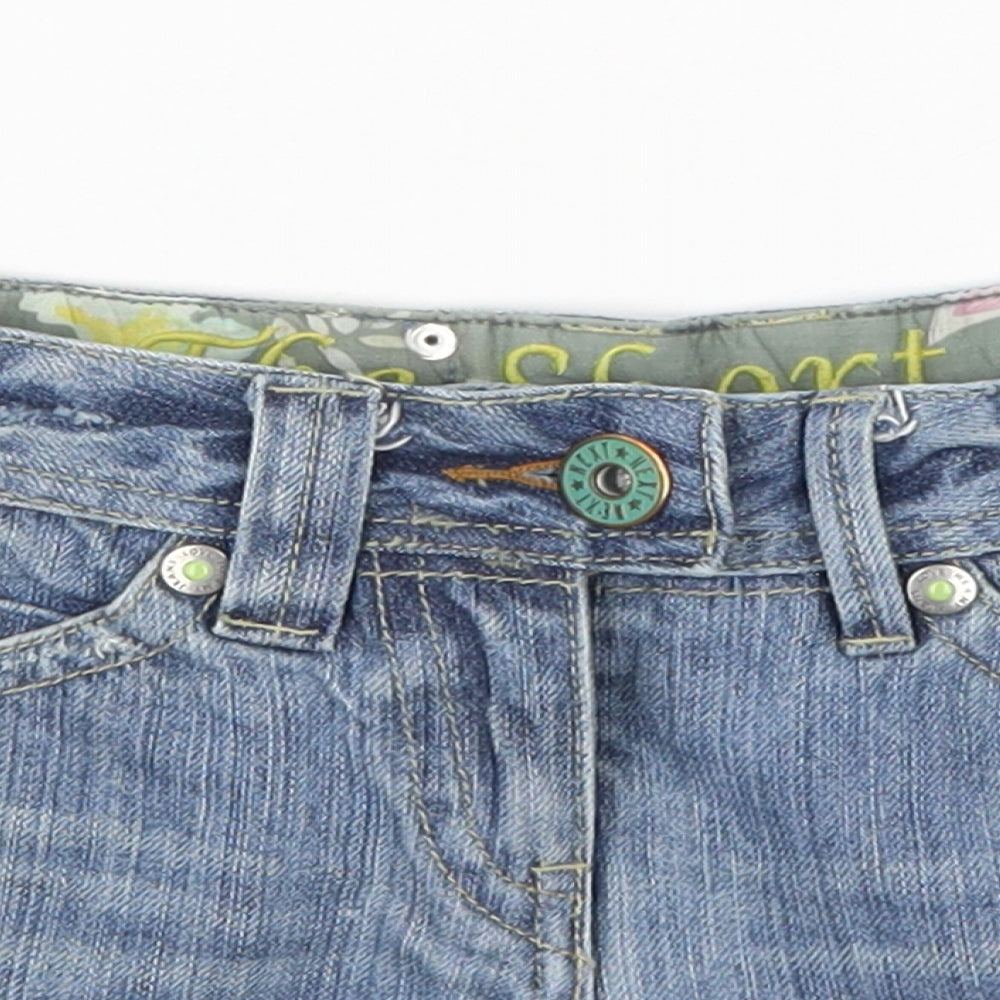 NEXT Womens Blue  Denim Hot Pants Shorts Size 10