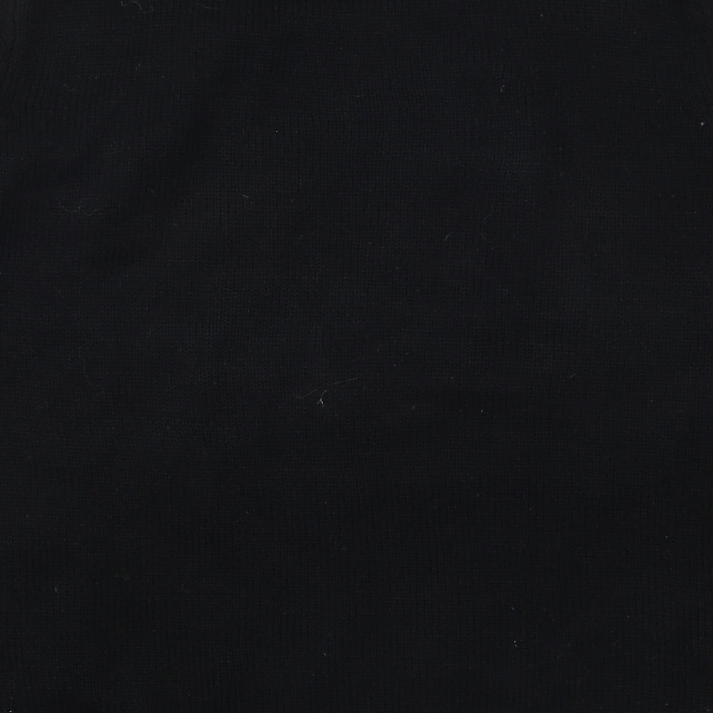 George Womens Black  Knit Pullover Jumper Size 14  - Christmas Prints