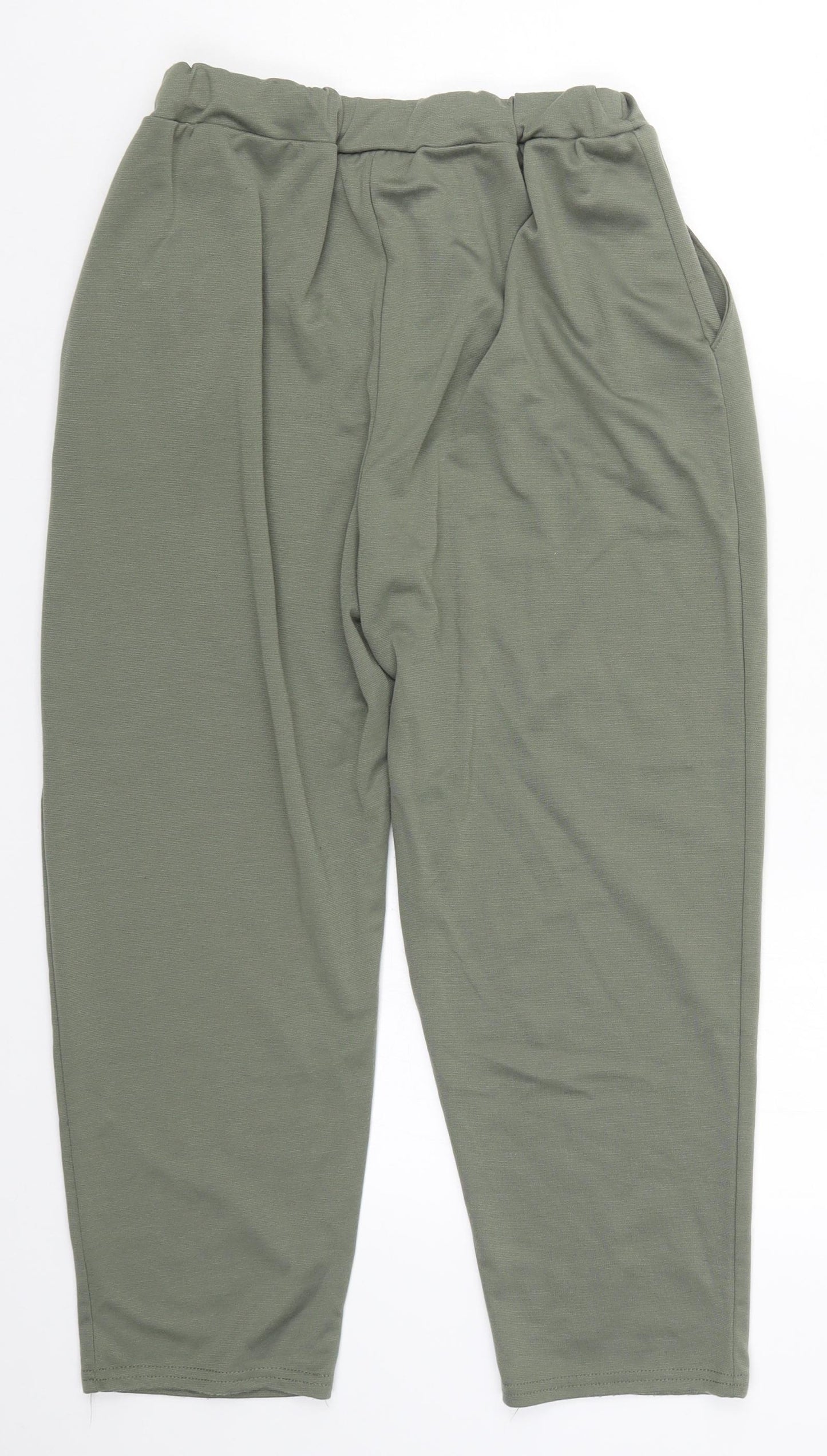 Misspap Womens Green   Sweatpants Trousers Size L L23 in