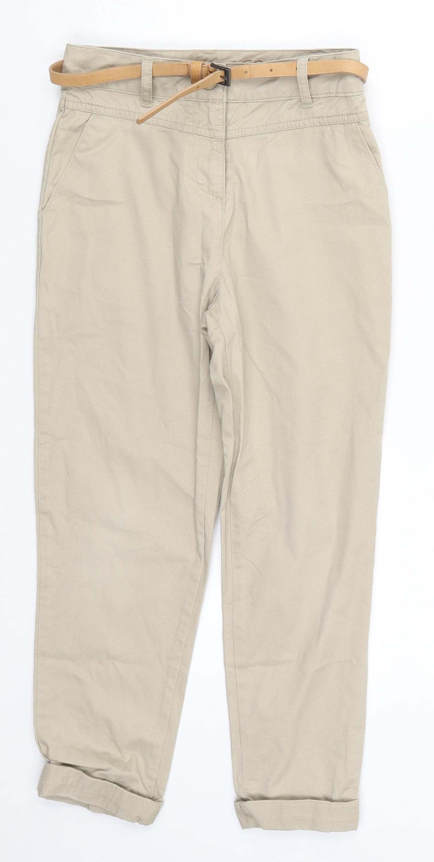 Denim Co Boys Beige   Chino Trousers Size 7-8 Years