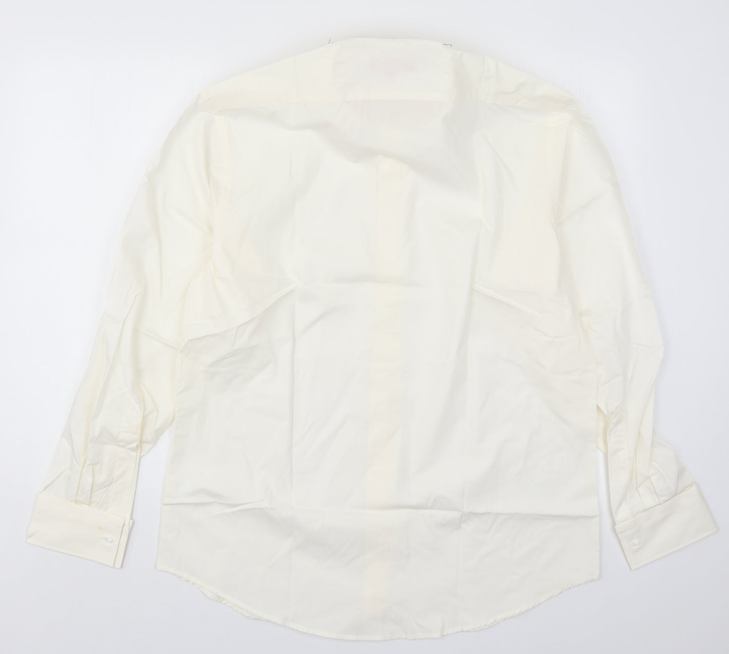 HWI Mens Ivory    Dress Shirt Size 16.5