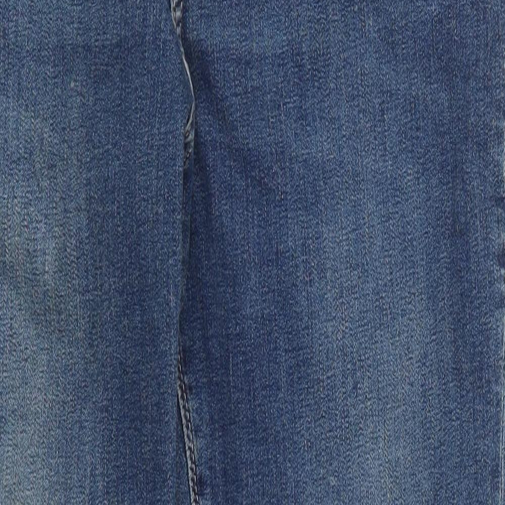 Marks and Spencer Womens Blue  Denim Skinny Jeans Size 14 L28 in