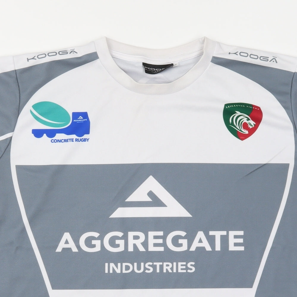 Kooga Mens Grey    T-Shirt Size XL  - Aggregate Rugby