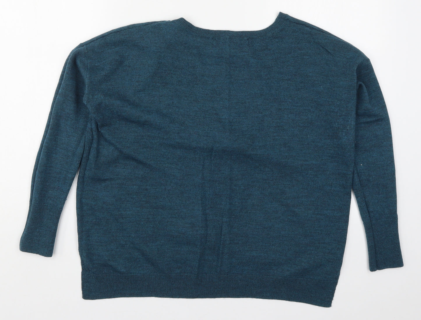 French Connection Womens Blue  Knit Pullover Jumper Size M  - Deer