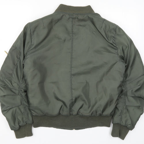 Preworn Womens Green   Bomber Jacket Jacket Size M