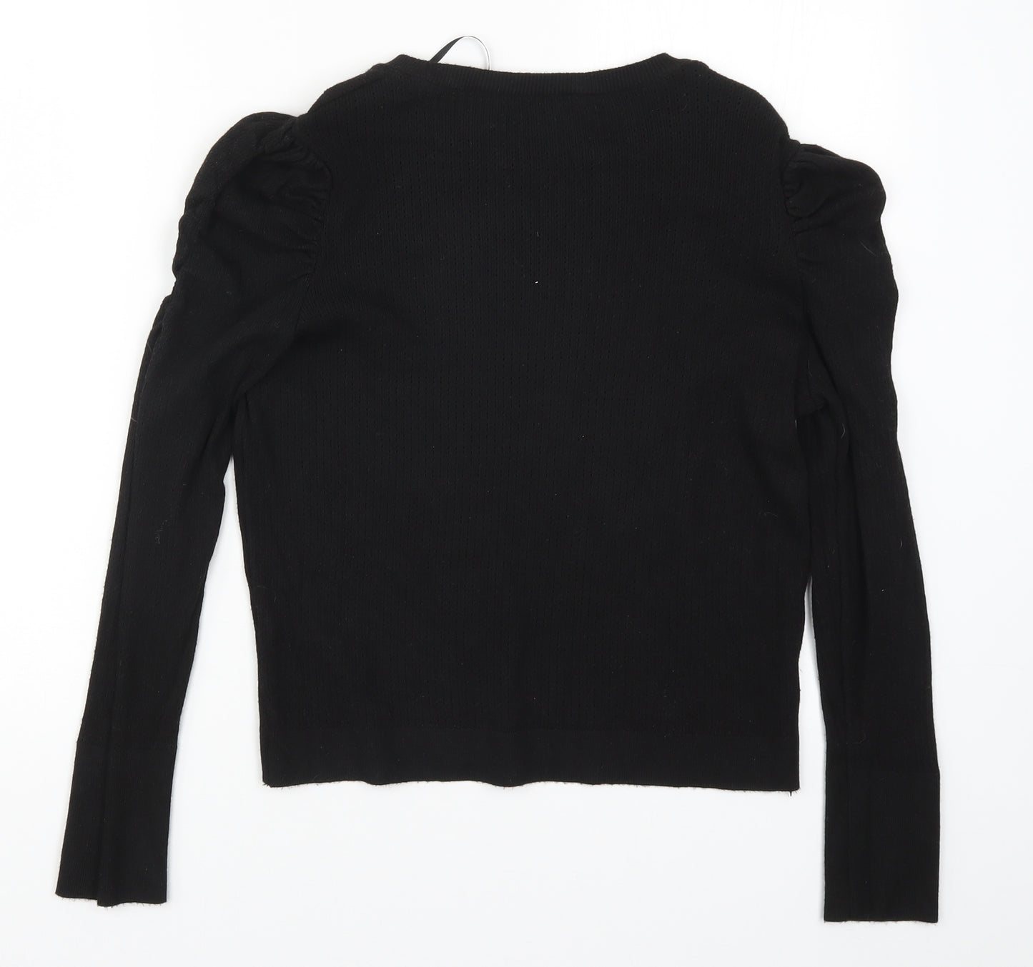Primark Womens Black  Knit Pullover Jumper Size 14