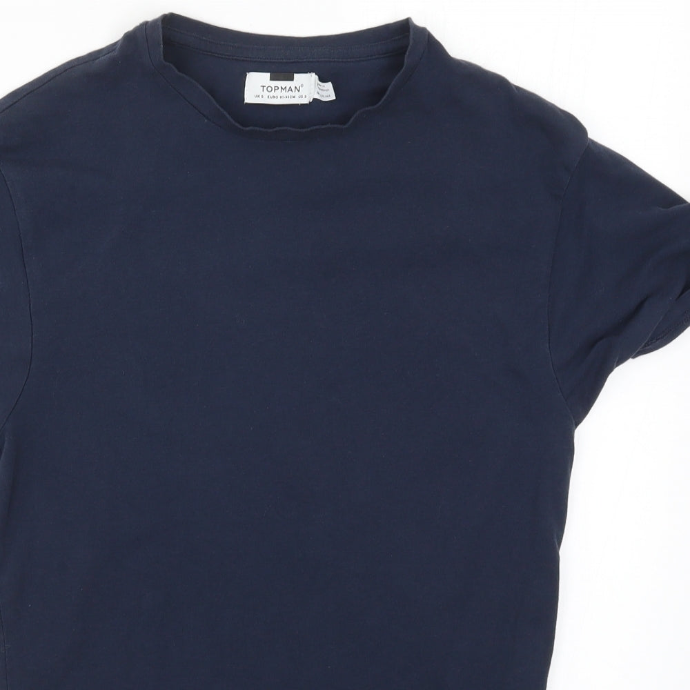 Topman Mens Blue    T-Shirt Size S