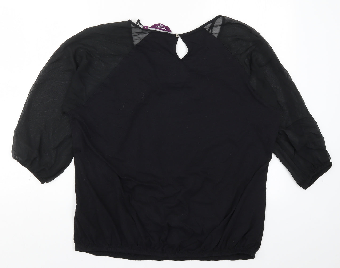New Look Womens Black   Basic Blouse Size 20