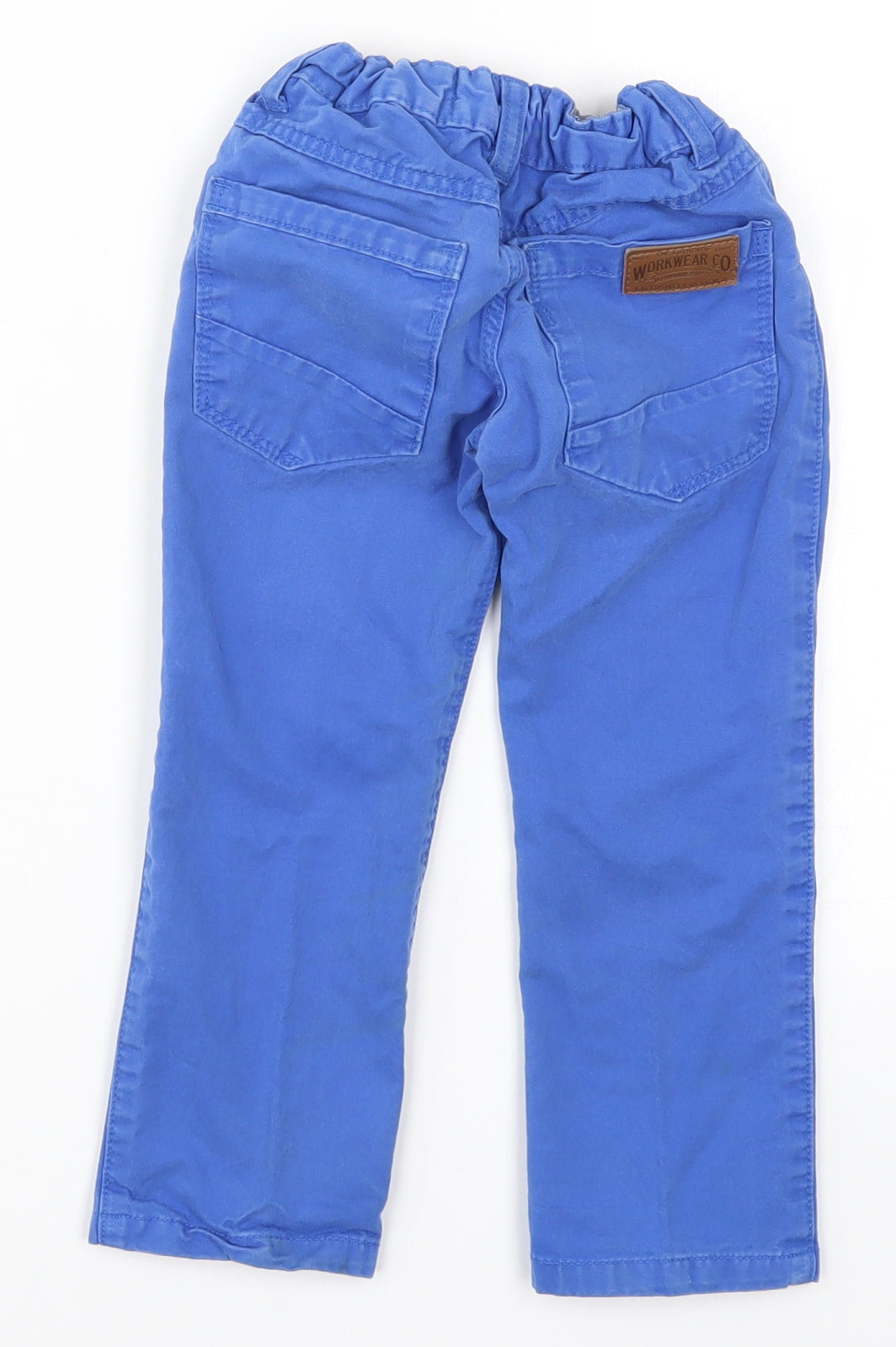 Marks and Spencer Boys Blue   Chino Trousers Size 3-4 Years