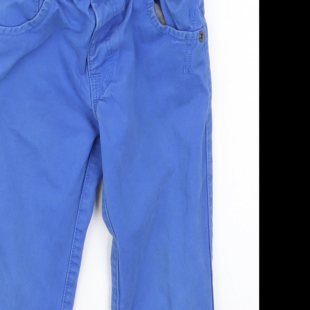 Marks and Spencer Boys Blue   Chino Trousers Size 3-4 Years