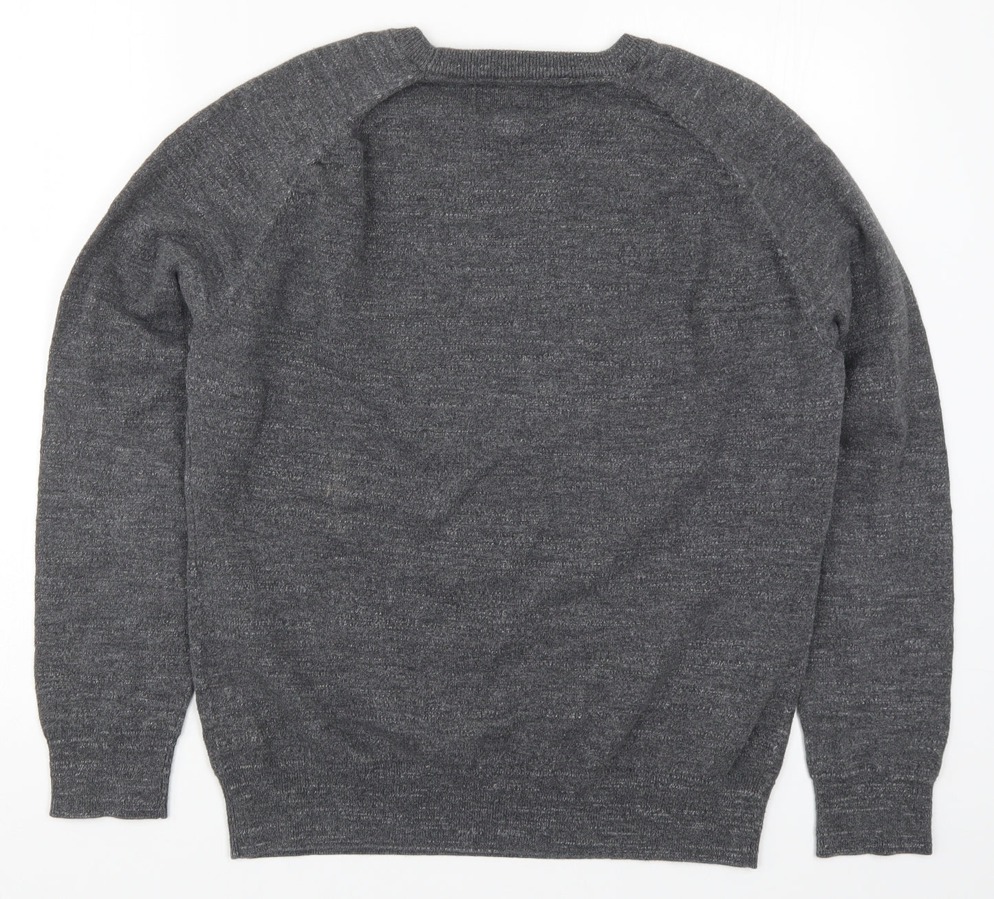 Howick Mens Grey  Knit Pullover Jumper Size L