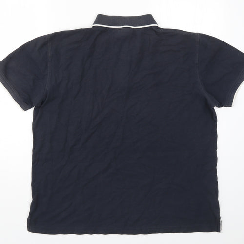 Promo Stars Mens Blue    Polo Size XL
