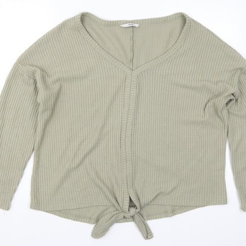 George Womens Green  Knit Pullover Jumper Size 14