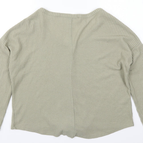 George Womens Green  Knit Pullover Jumper Size 14