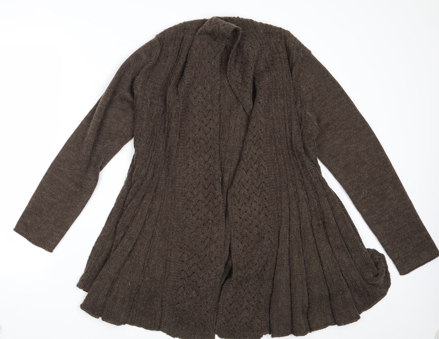 George Womens Brown   Wrap Jumper Size 12