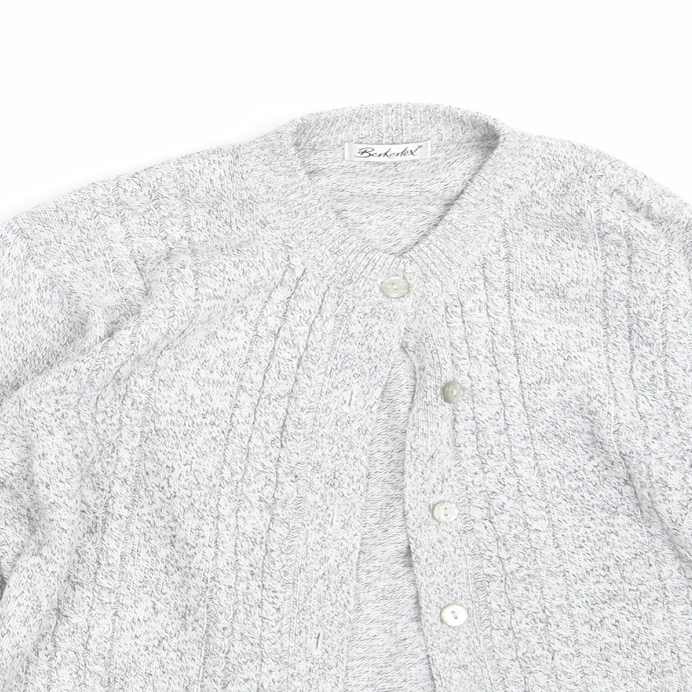 Berkertex Womens Grey   Cardigan Jumper Size 10