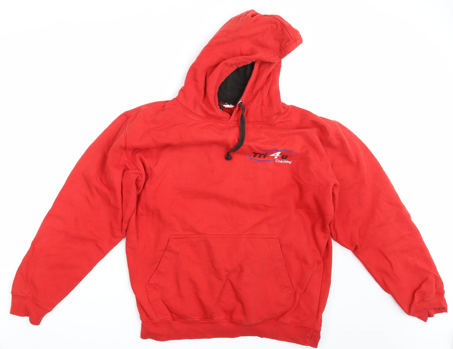 JustHoods Mens Red   Pullover Hoodie One Size