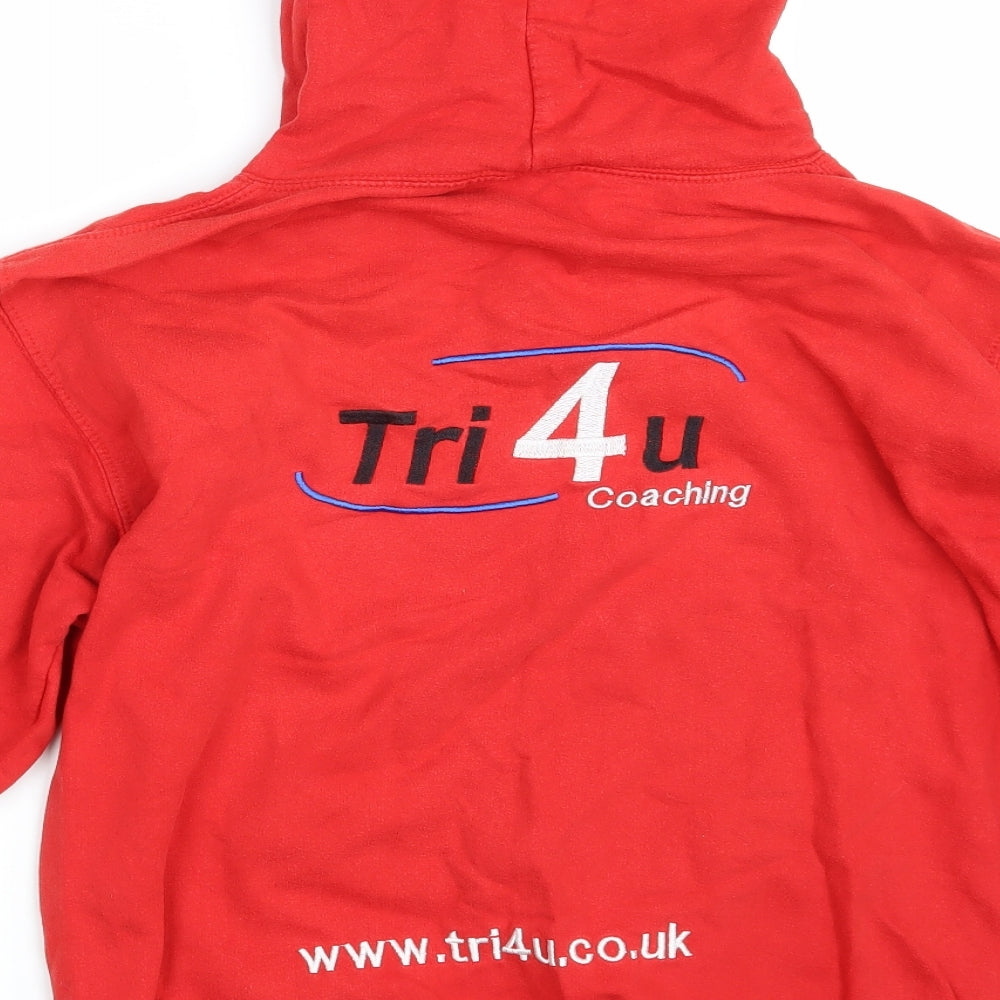 JustHoods Mens Red   Pullover Hoodie One Size