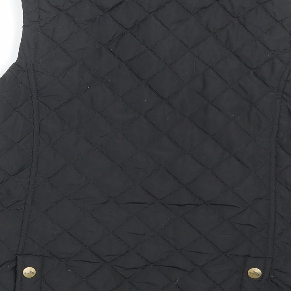 Mountain Life Girls Black   Gilet Jacket Size 9-10 Years