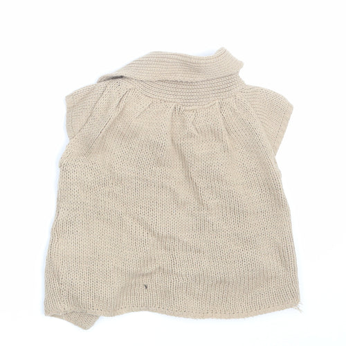 New Look Girls Beige   Cardigan Jumper Size 5 Years