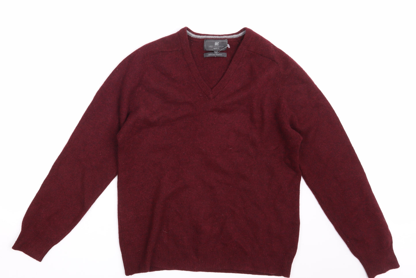 M&S Mens Purple   Pullover Jumper Size M