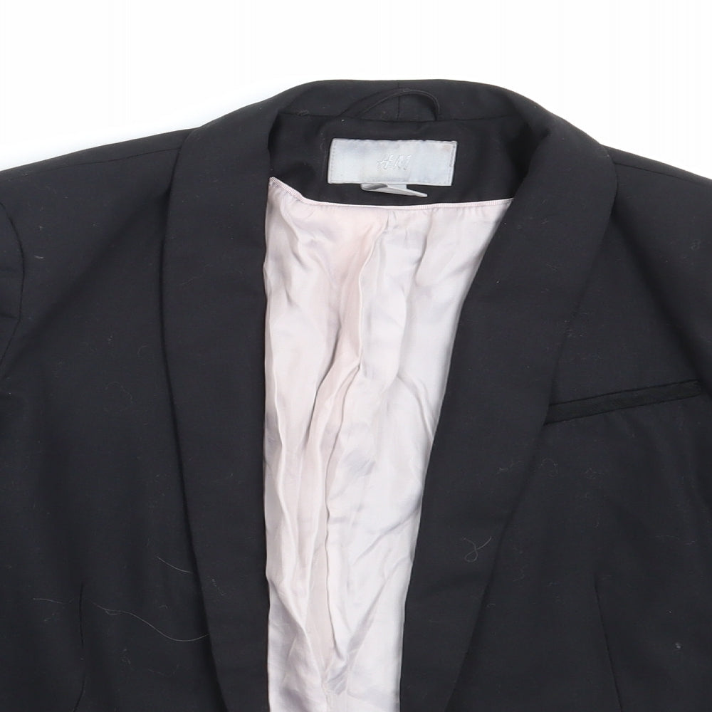 H&M Womens Black   Jacket Blazer Size 12