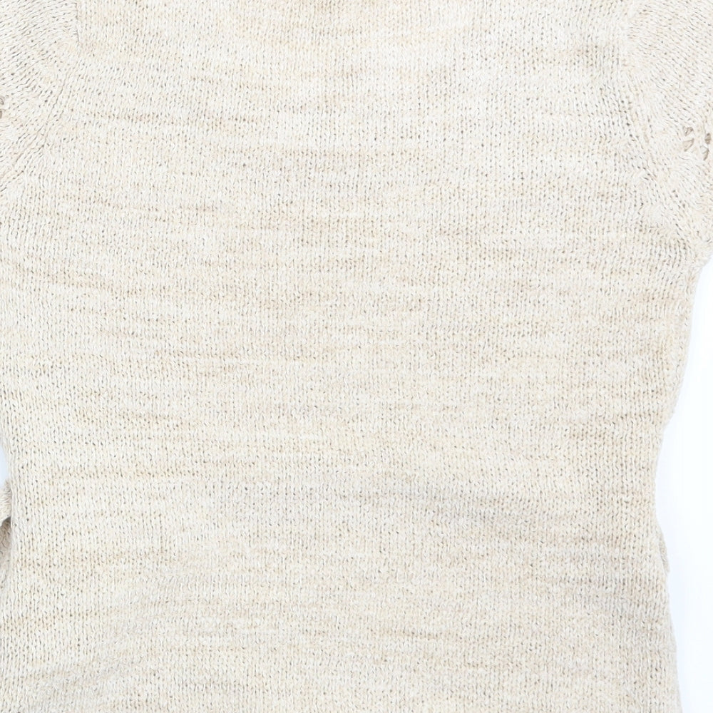 Evie Womens Beige   Pullover Jumper Size 14
