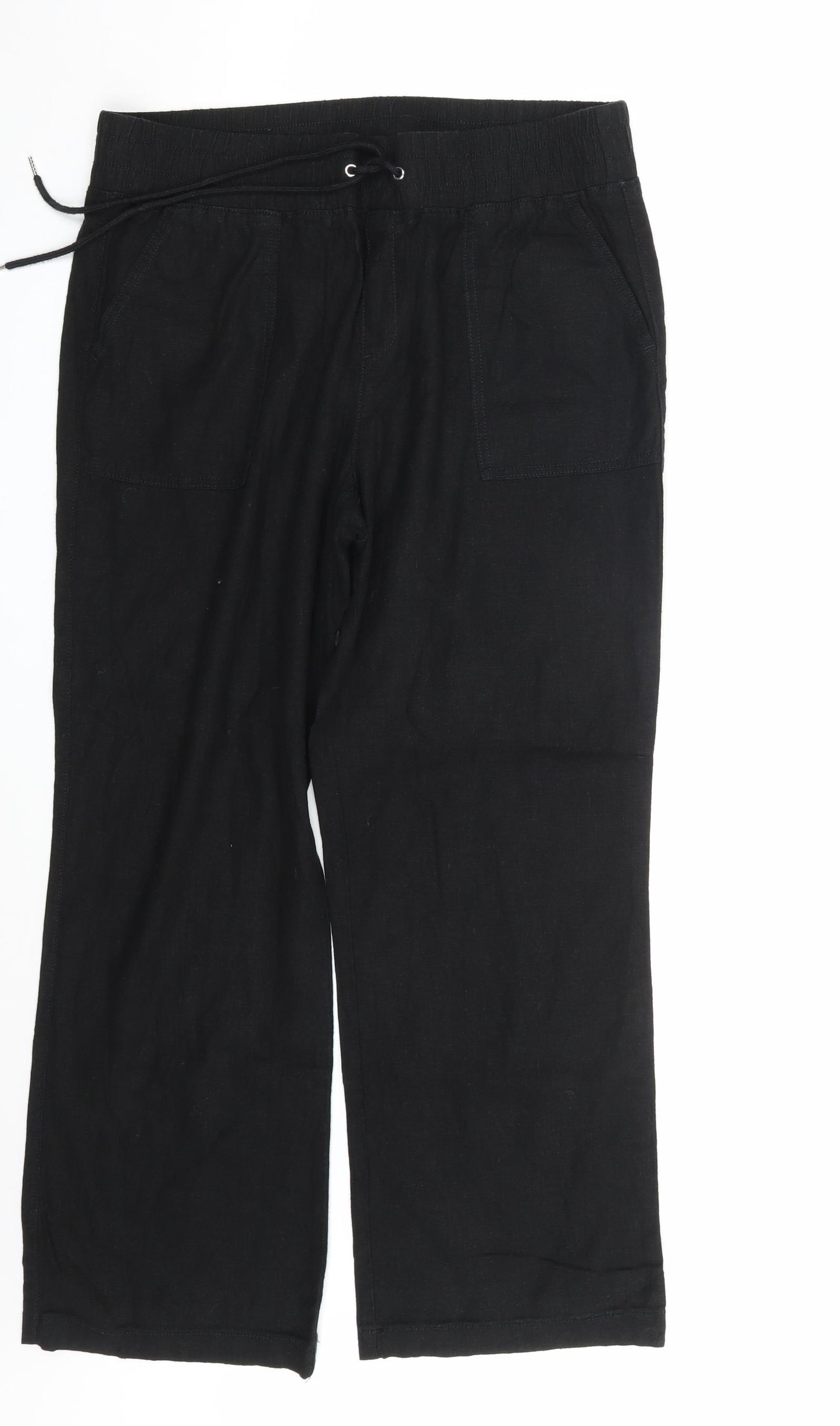 George Womens Black   Bloomer Trousers Size 14 L28 in