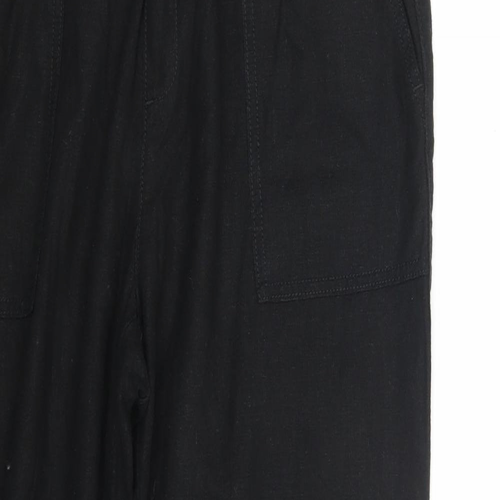 George Womens Black   Bloomer Trousers Size 14 L28 in