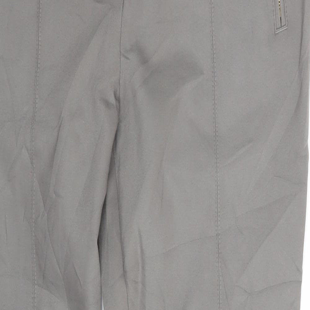 Autograph Womens Grey   Chino Trousers Size 14 L29 in