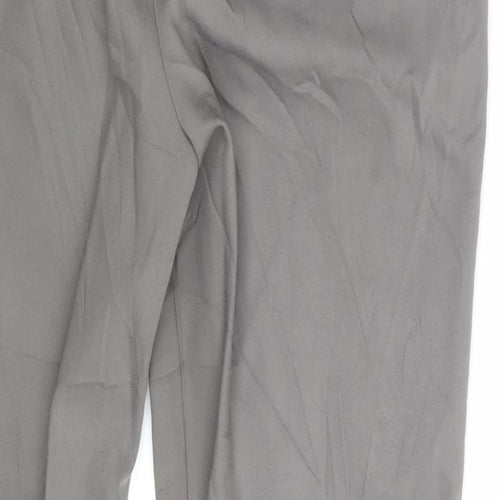Autograph Womens Grey   Chino Trousers Size 14 L29 in