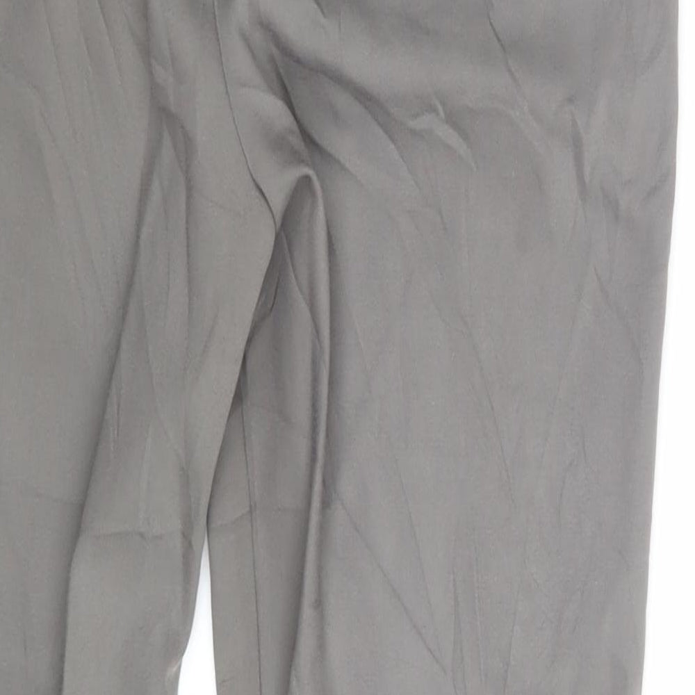 Autograph Womens Grey   Chino Trousers Size 14 L29 in