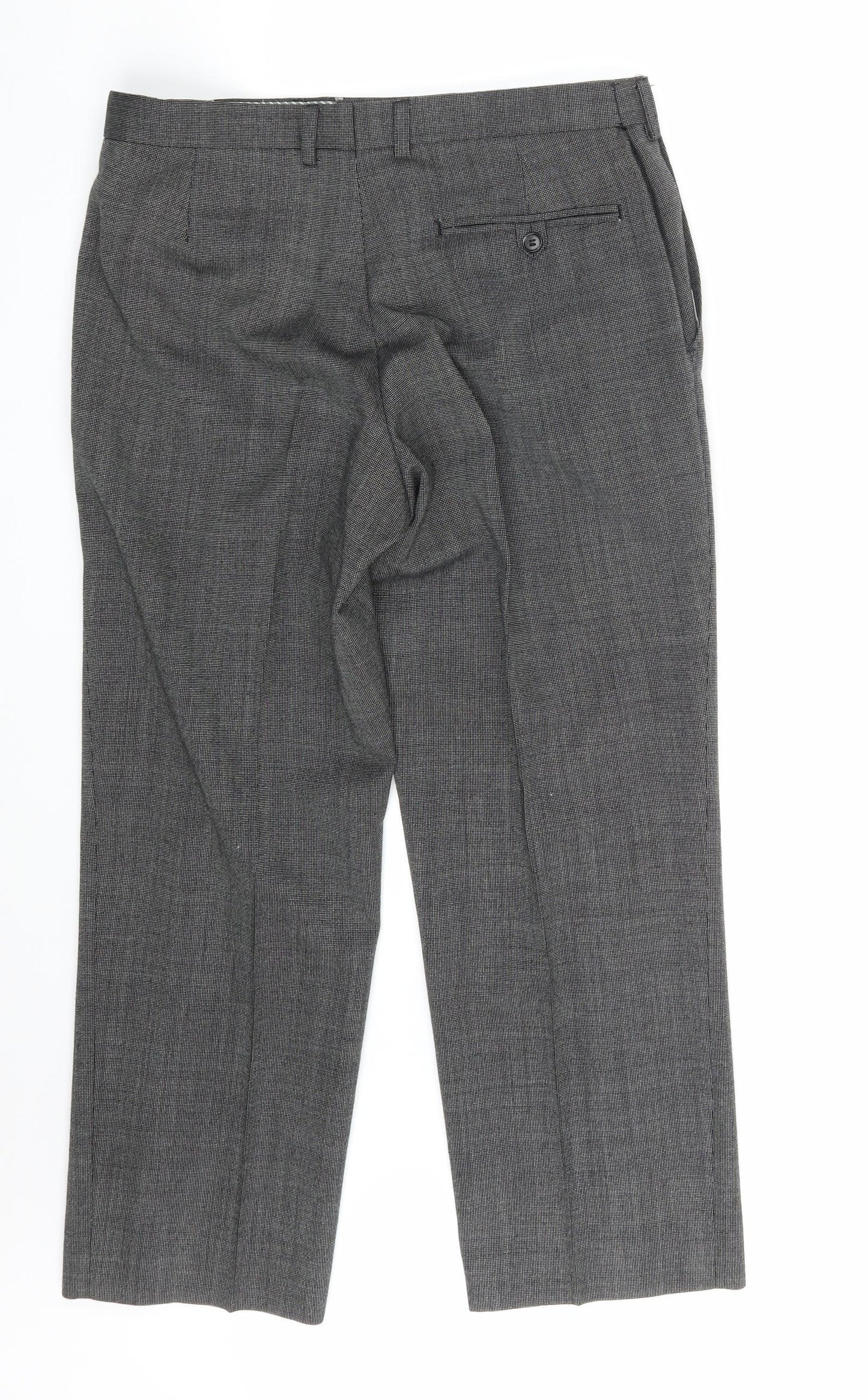 M&S Mens Grey   Trousers  Size 34 in L29 in
