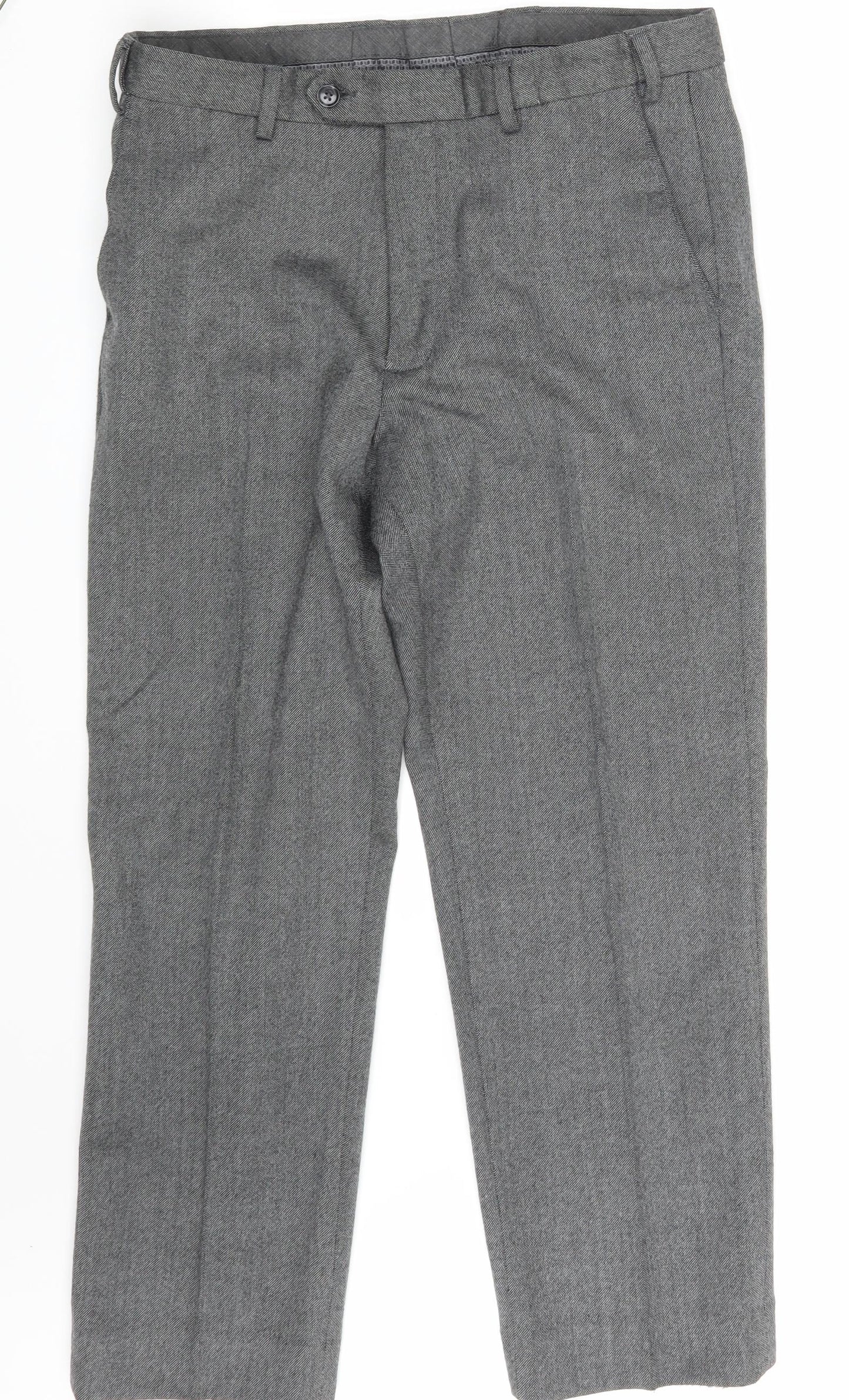 M&S Womens Grey   Trousers  Size 32 in L29 in