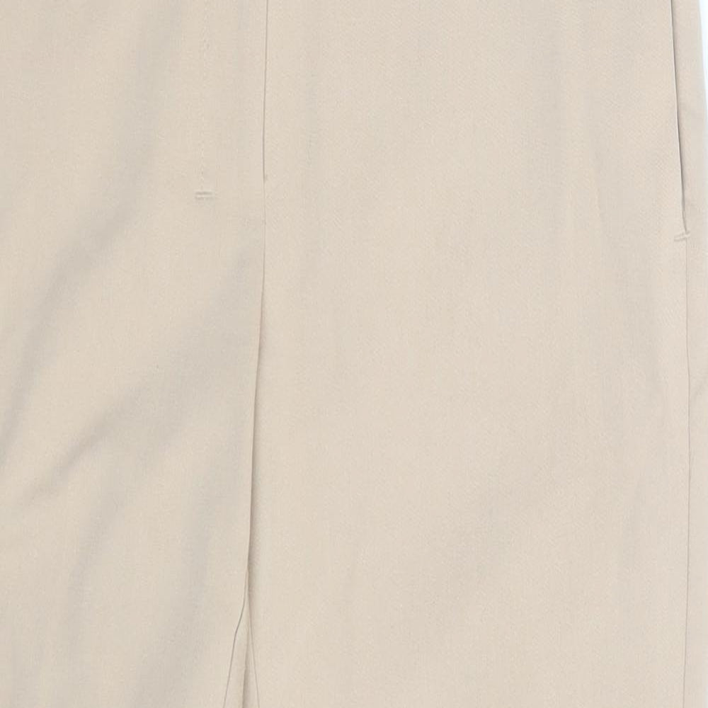Dorothy Perkins Womens Beige   Chino Trousers Size 10 L26 in