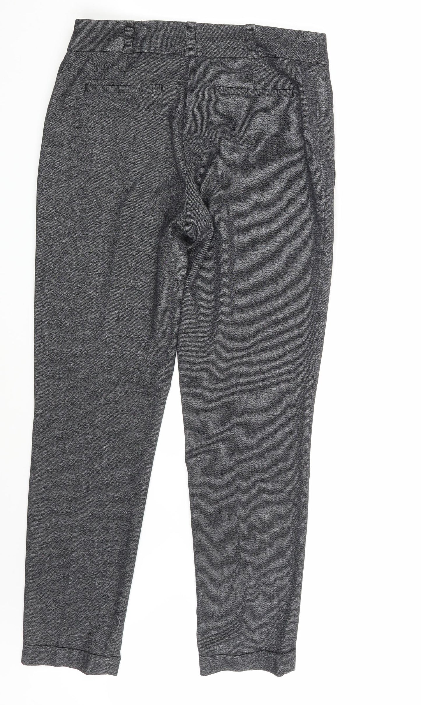 NEXT Womens Grey   Chino Trousers Size 10 L29 in