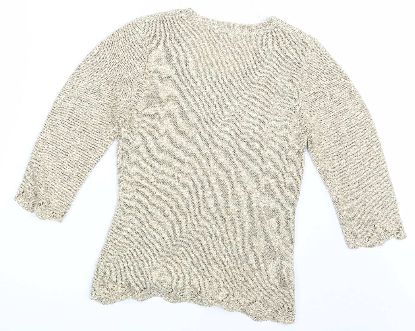 Papaya Womens Beige   Pullover Jumper Size 10