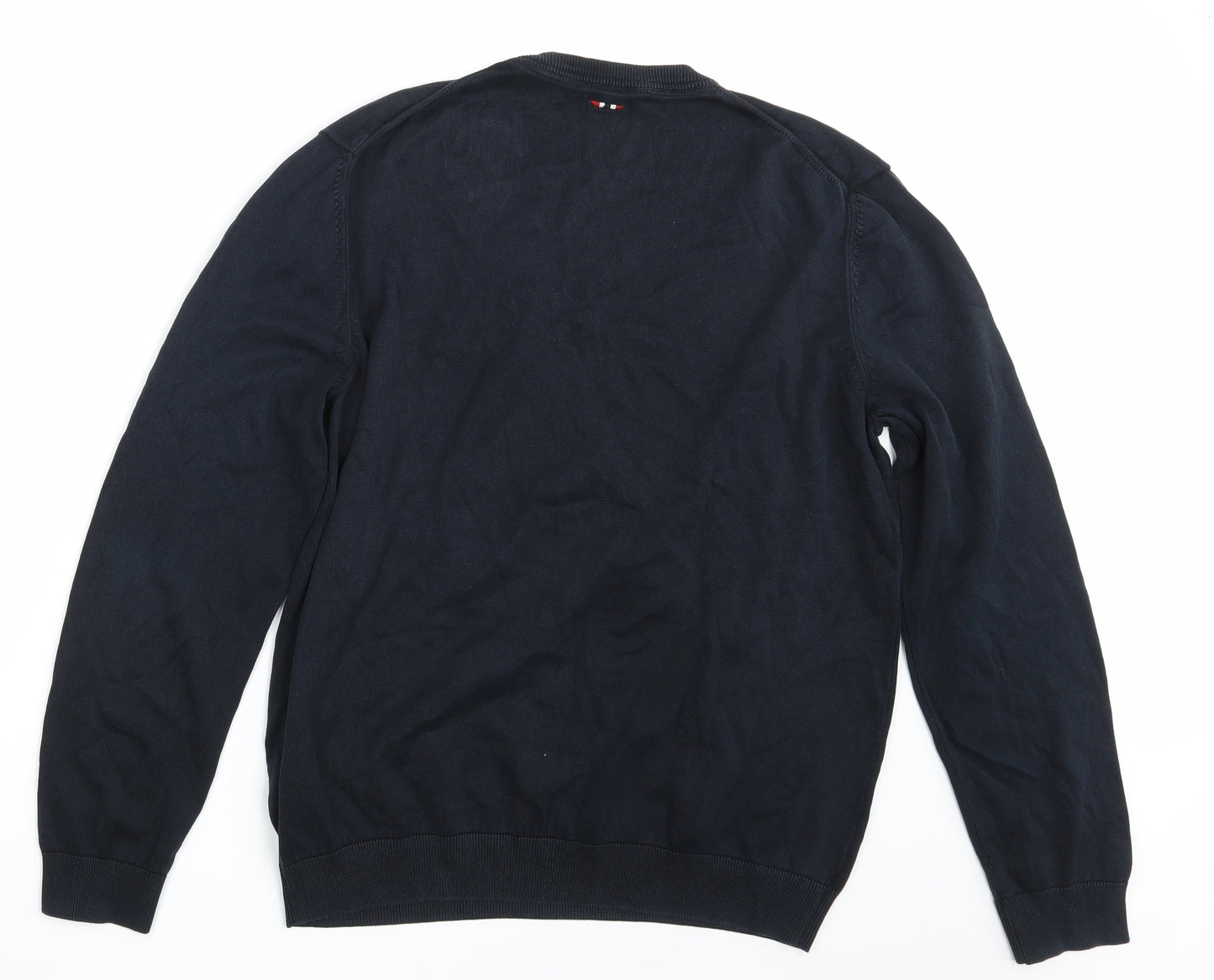 Napapijri Mens Blue   Pullover Sweatshirt Size XL