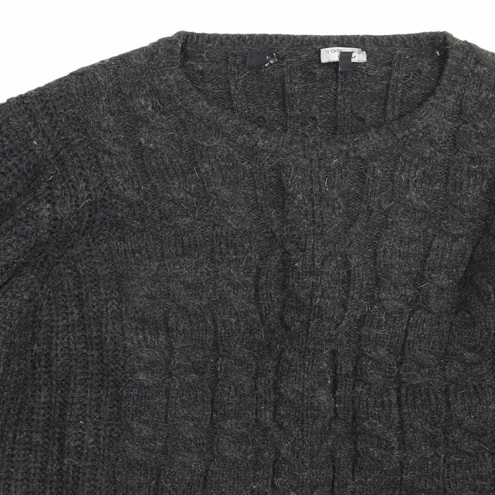 New Look Mens Black   Pullover Jumper Size 2XL