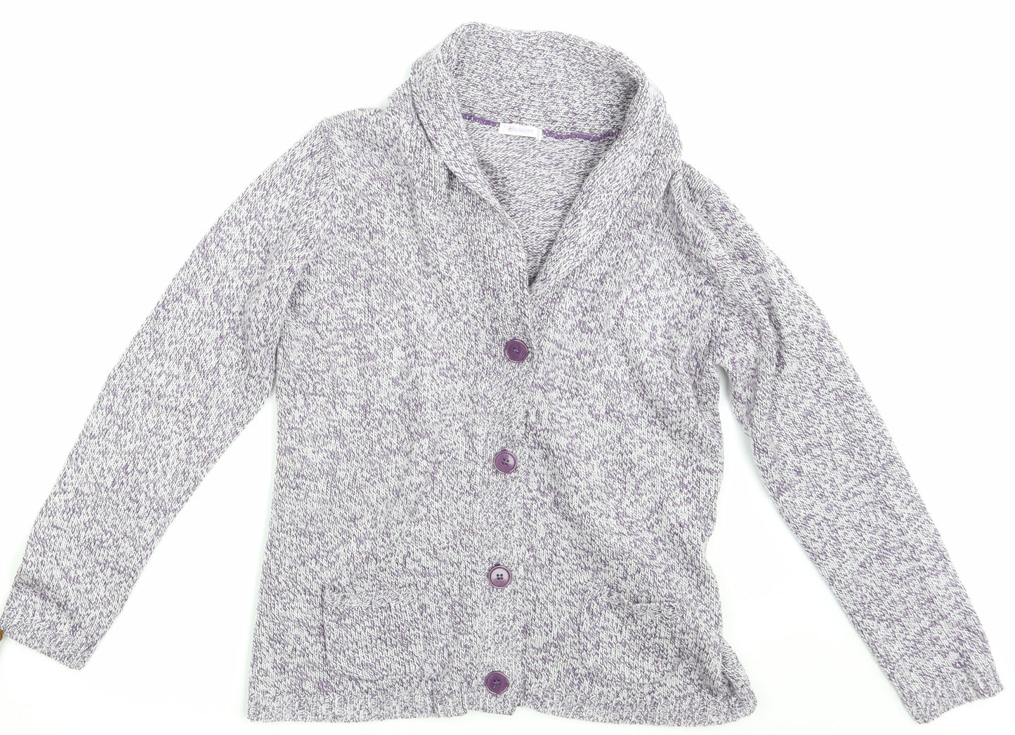 Damart Womens Purple   Cardigan Jumper Size 10