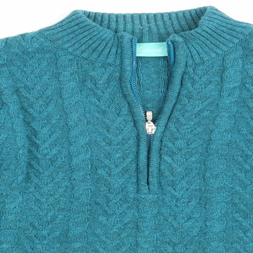 Lark Mens Green   Pullover Jumper Size M