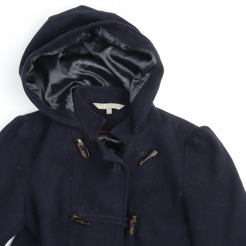 Redherring Womens Blue   Overcoat Coat Size 10