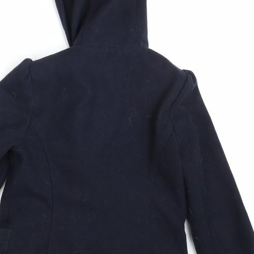 Redherring Womens Blue   Overcoat Coat Size 10