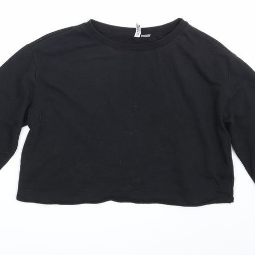 H&M Womens Black   Basic T-Shirt Size M