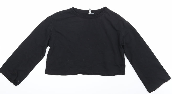 H&M Womens Black Basic T-Shirt Size M