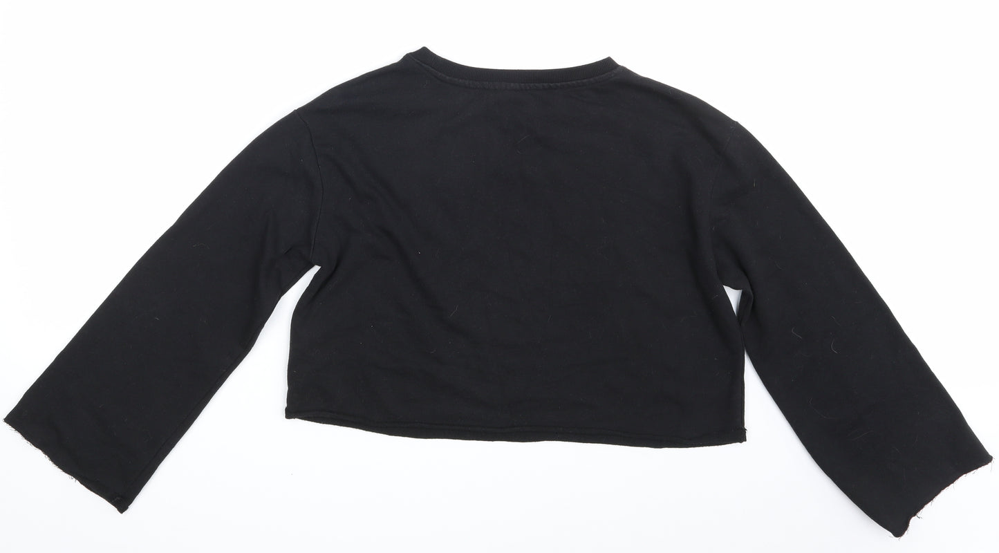 H&M Womens Black   Basic T-Shirt Size M