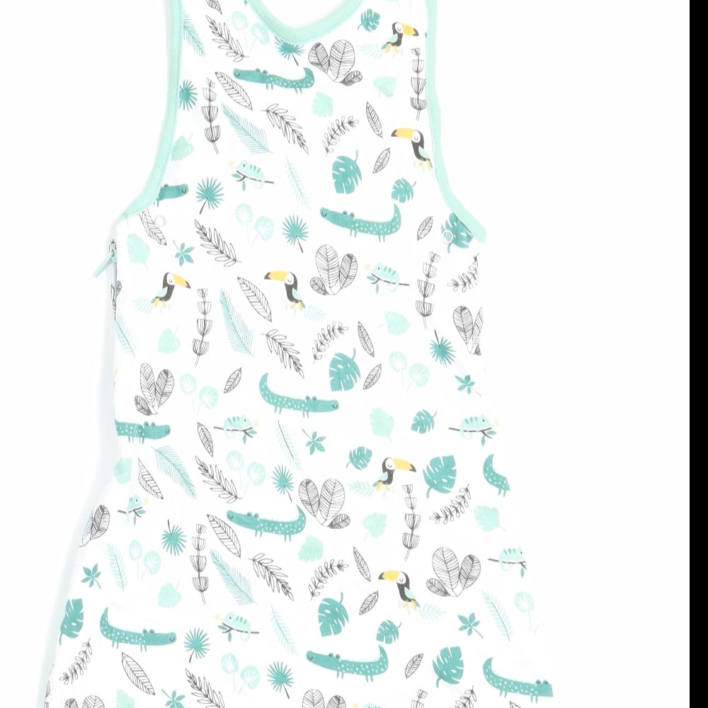 Lily & Dan Baby White Floral  Babygrow One-Piece Size 3-6 Months  - Baby sleep bag