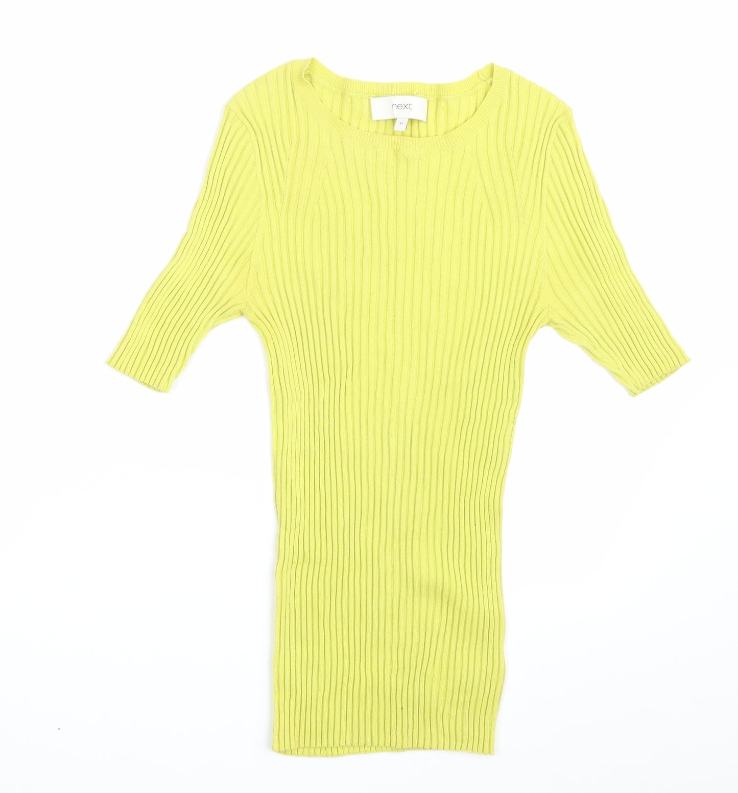 NEXT Womens Yellow   T-Shirt Dress  Size 12