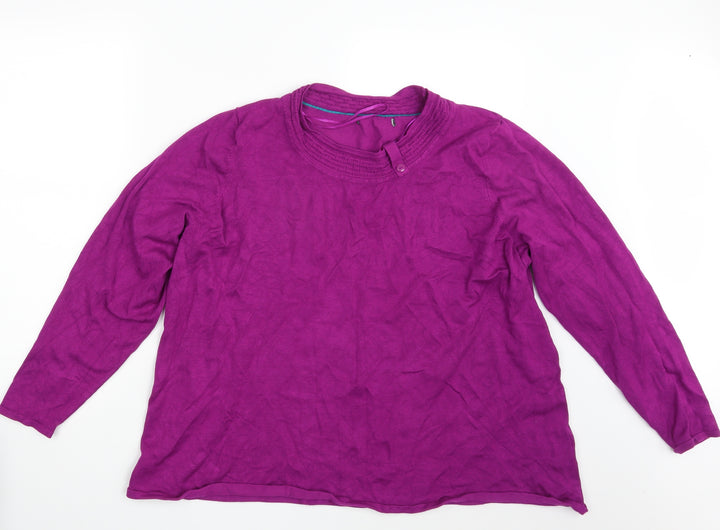 Preworn Womens Purple   Pullover Sweatshirt Size XL