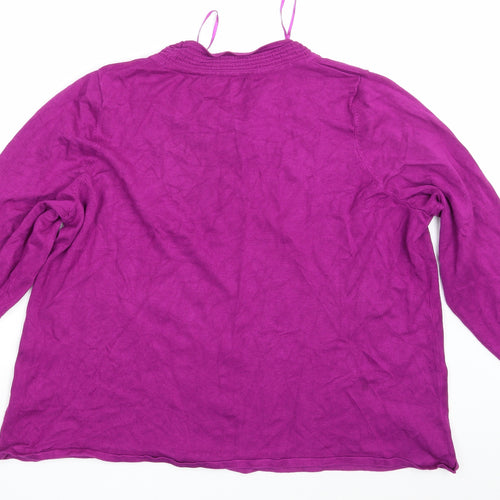 Preworn Womens Purple   Pullover Sweatshirt Size XL